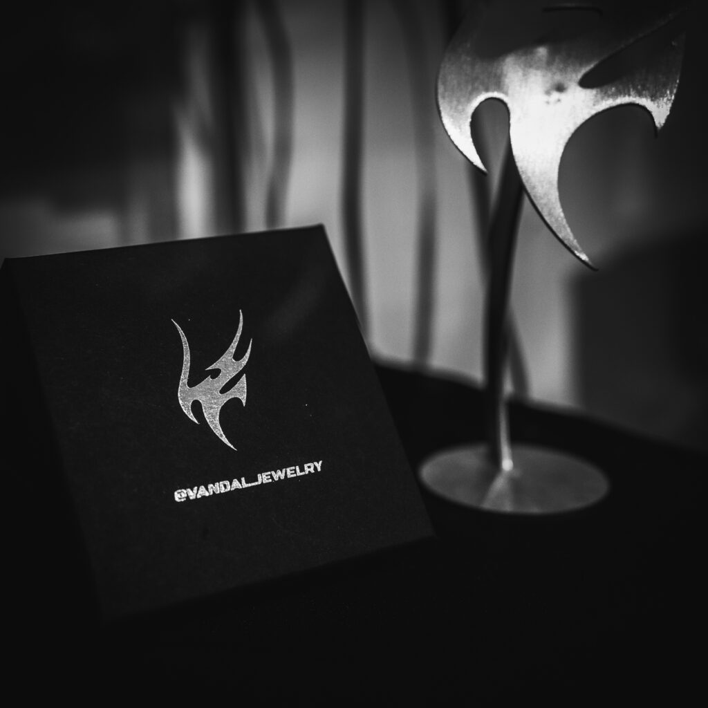 Commercial product photography by Łukasz Zając, luxury jewelry brand packaging and sculptural element, Poland